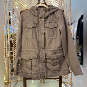 Lucky Brand Utility Hooded Jacket – Women’s Medium